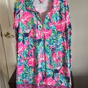 Lilly Pulitzer Pink and Blue Patterned Dress